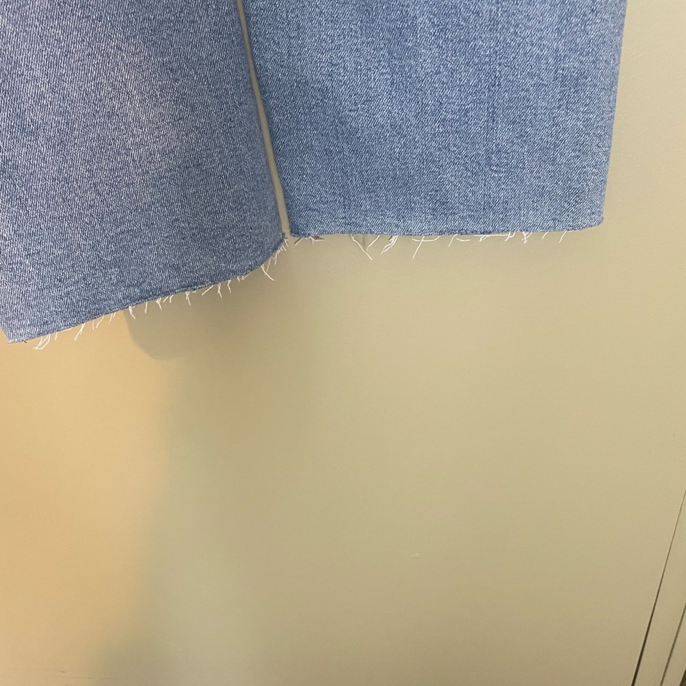 Levi's Light Blue Distressed Straight Jeans - Picture 5 of 5
